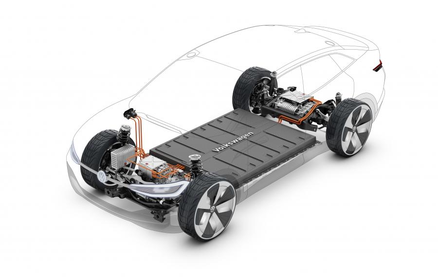 Схема Volkswagen I.D. Showcar Crozz 2017 года  (фото 24 из 55)